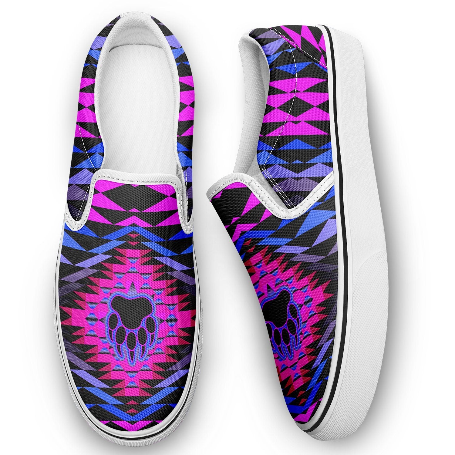 Sunset Bearpaw Blanket Pink Otoyimm Canvas Slip On Shoes 49 Dzine
