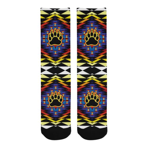 Sunset Bearpaw Blanket Trouser Socks Socks e-joyer