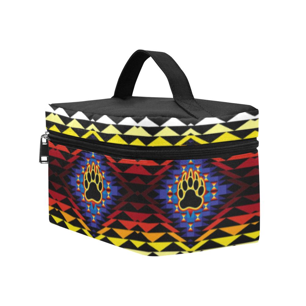 Sunset Bearpaw Cosmetic Bag/Large (Model 1658) Cosmetic Bag e-joyer