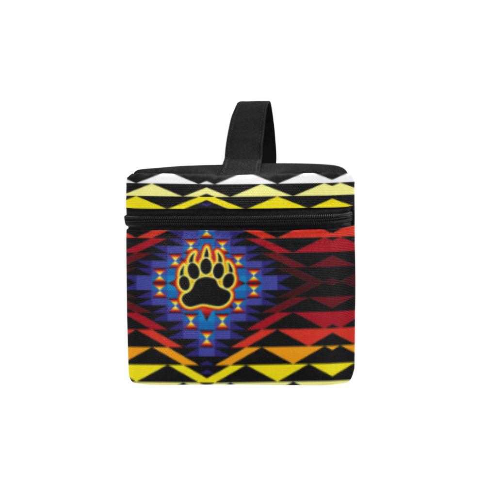 Sunset Bearpaw Cosmetic Bag/Large (Model 1658) Cosmetic Bag e-joyer