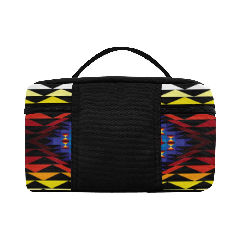 Sunset Bearpaw Cosmetic Bag/Large (Model 1658) Cosmetic Bag e-joyer