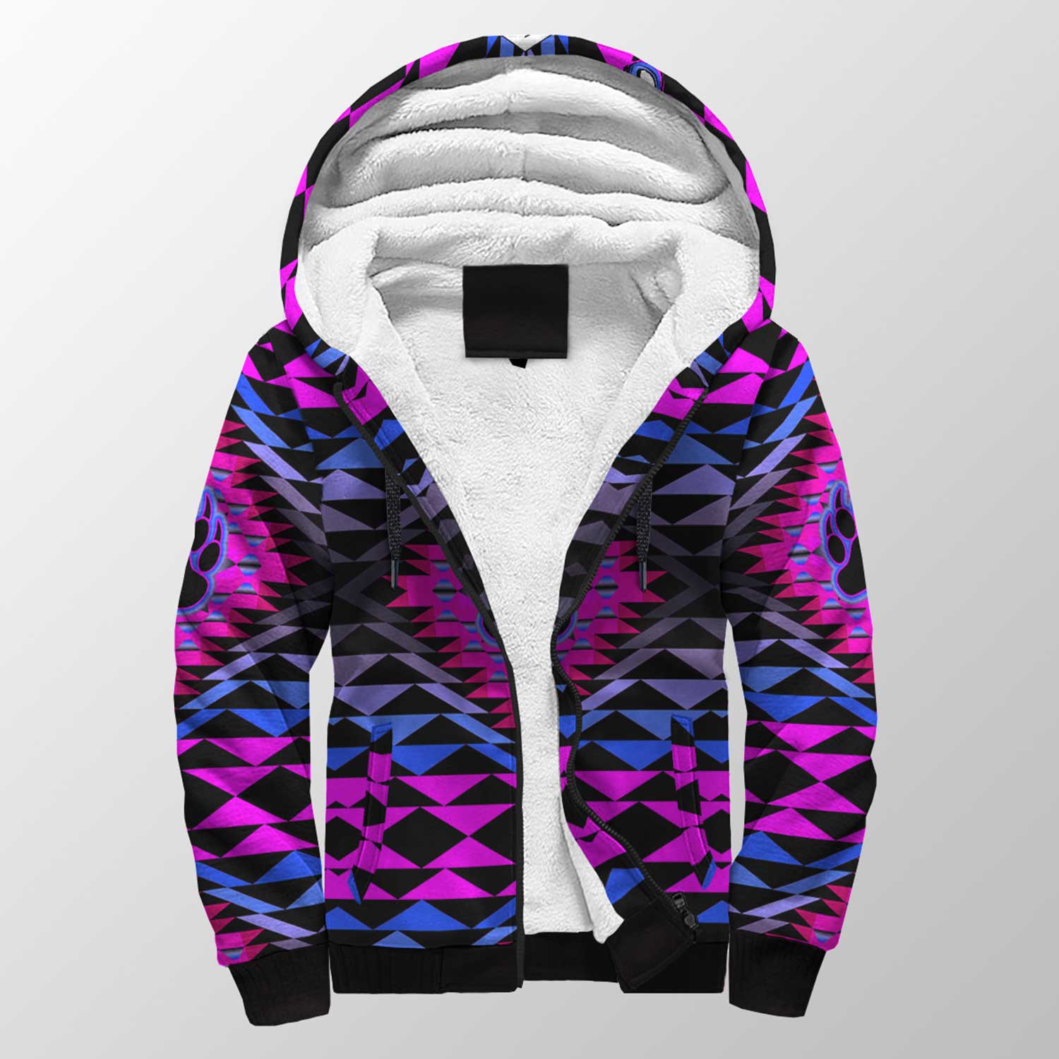 Sunset Bearpaw Sherpa Hoodie 49 Dzine