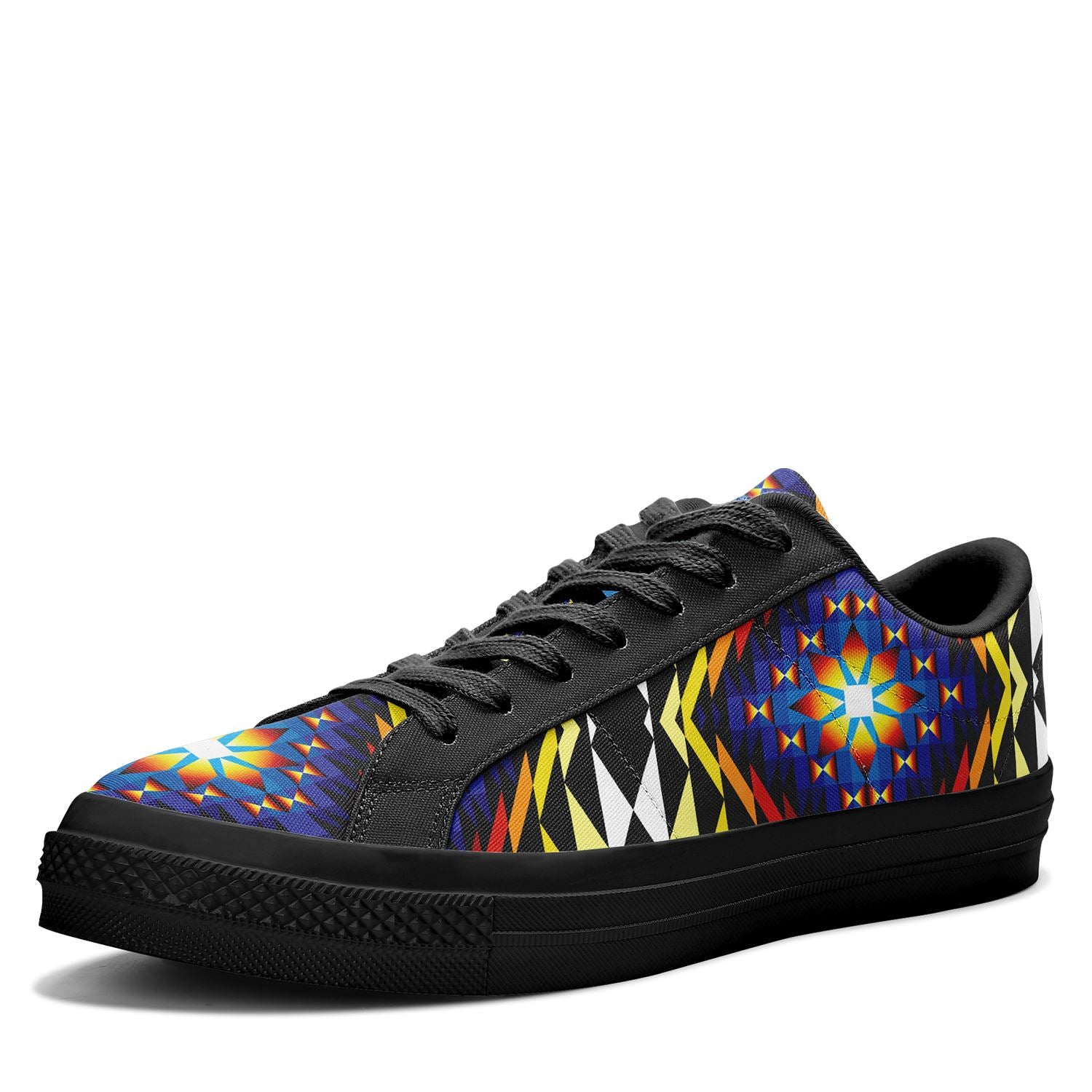Sunset Blanket Aapisi Low Top Canvas Shoes Black Sole 49 Dzine