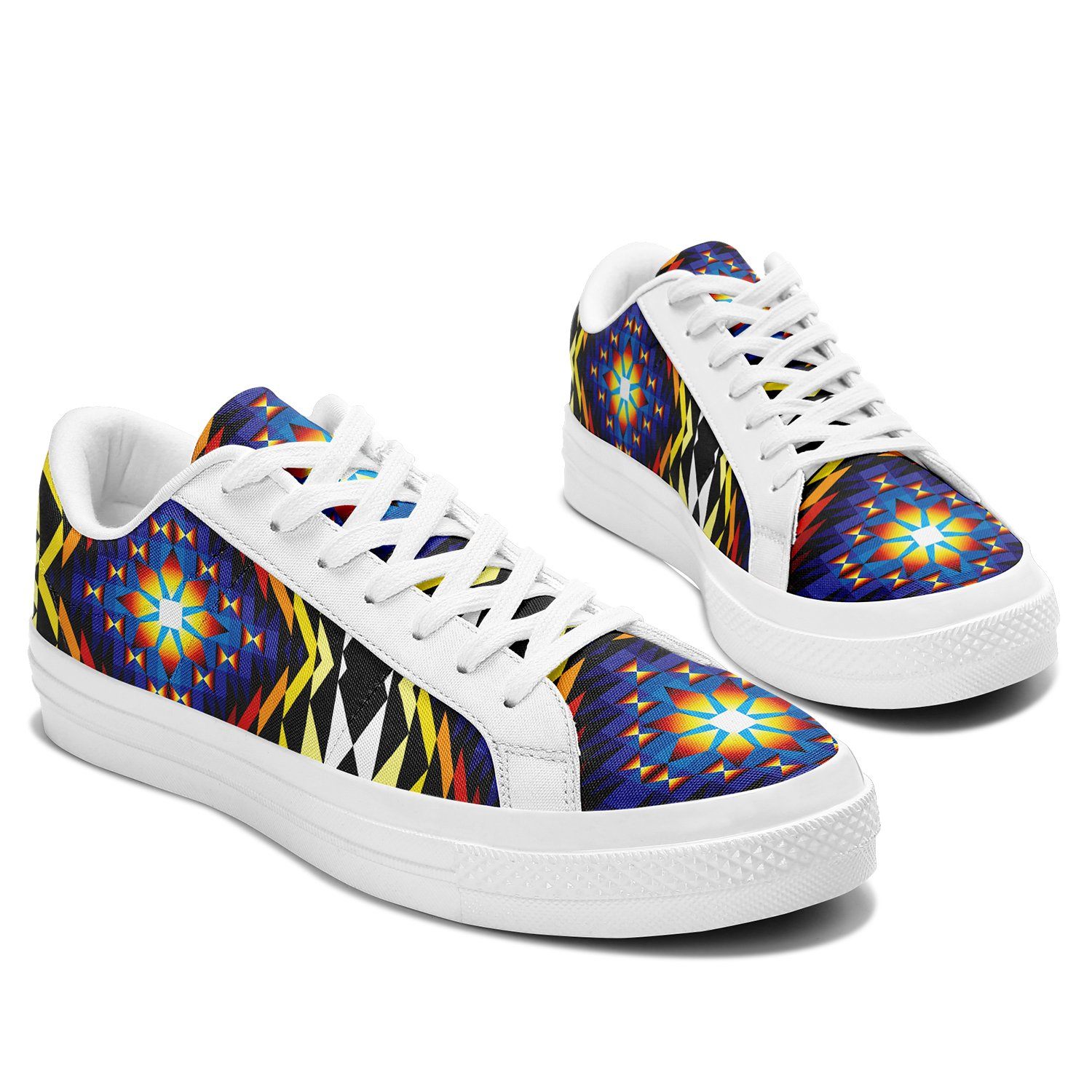 Sunset Blanket Aapisi Low Top Canvas Shoes White Sole 49 Dzine