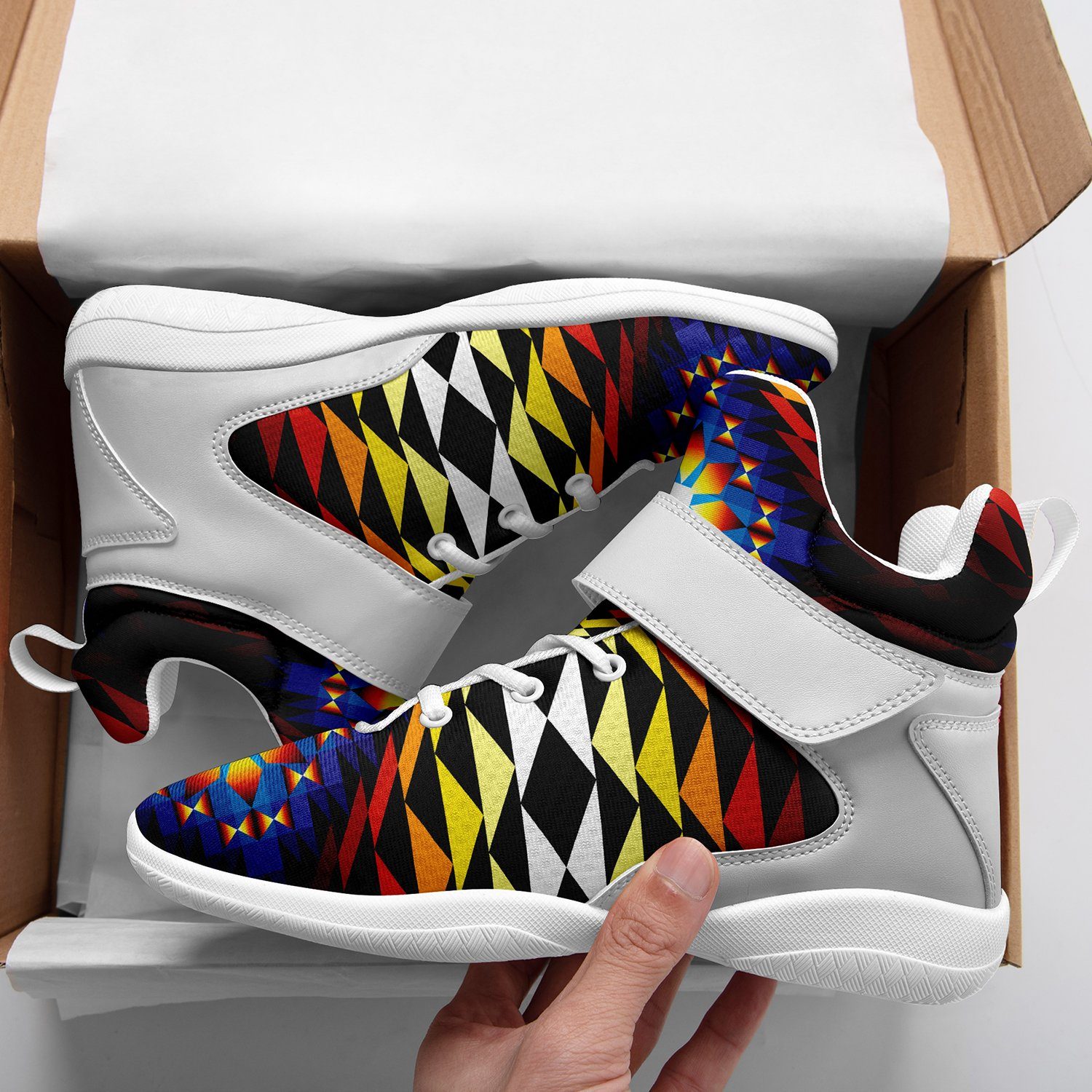Sunset Blanket Ipottaa Basketball / Sport High Top Shoes 49 Dzine