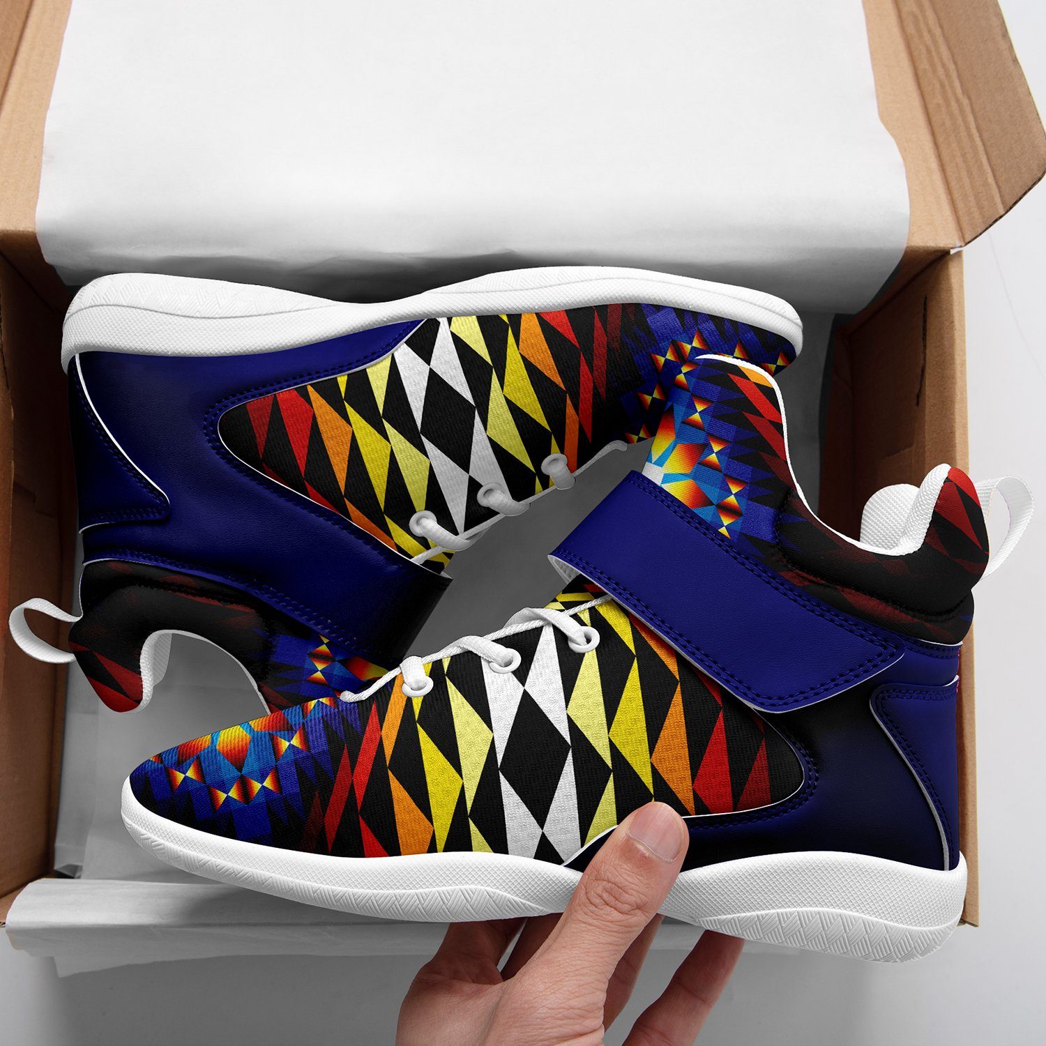 Sunset Blanket Ipottaa Basketball / Sport High Top Shoes 49 Dzine