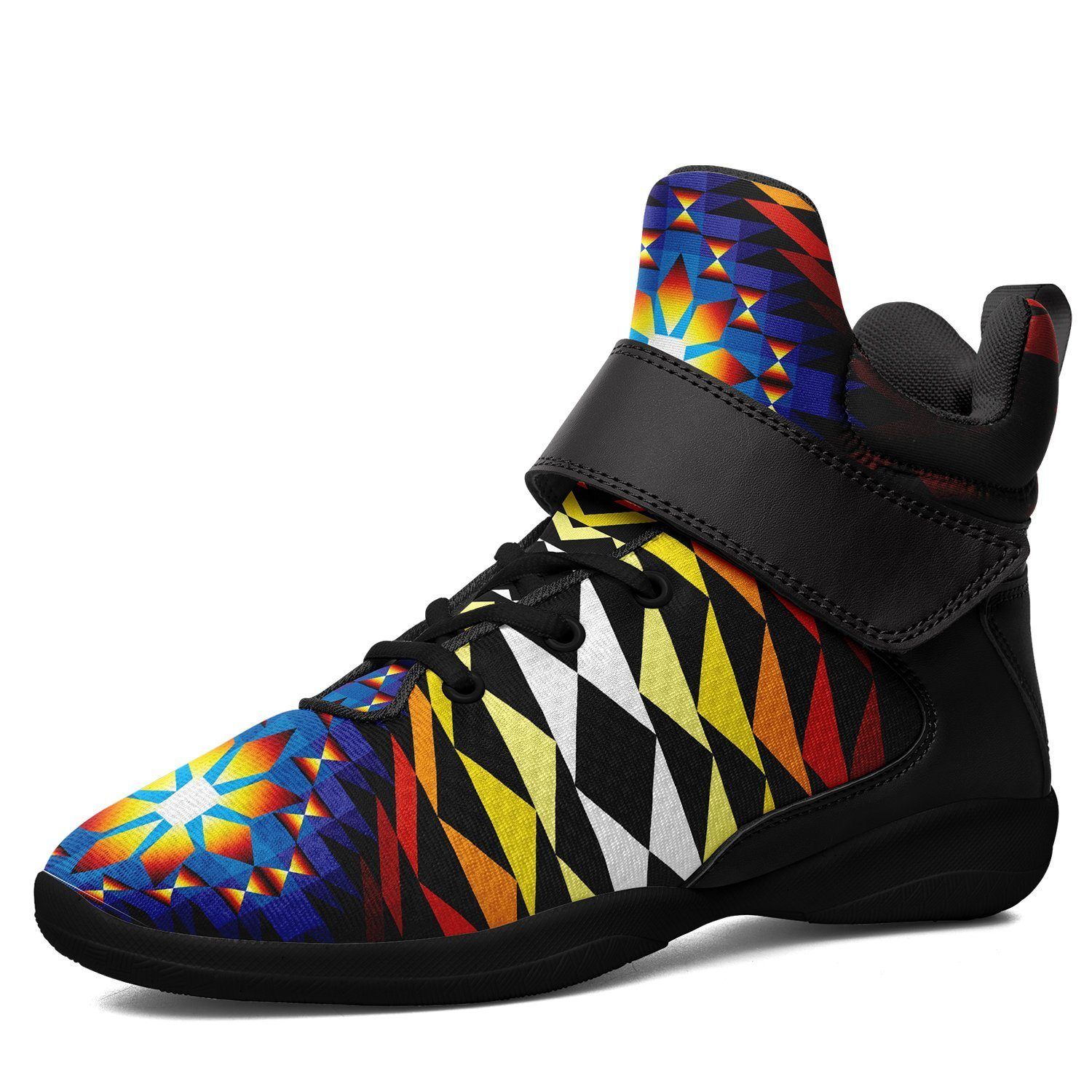 Sunset Blanket Ipottaa Basketball / Sport High Top Shoes - Black Sole 49 Dzine US Men 7 / EUR 40 Black Sole with Black Strap 