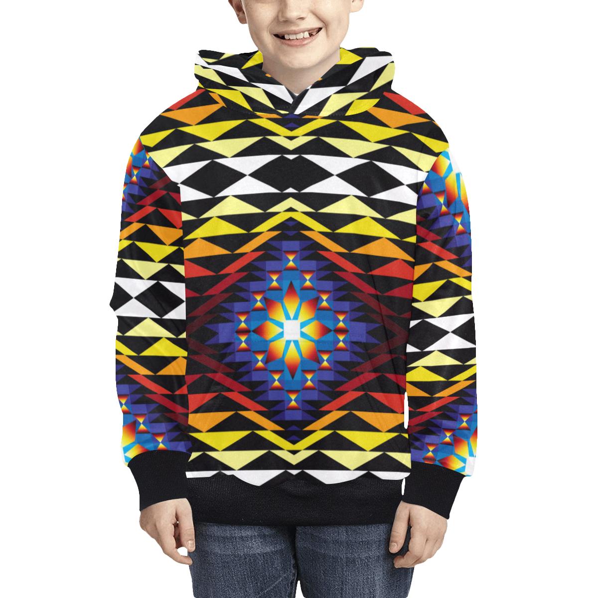 Sunset Blanket Kids' All Over Print Hoodie (Model H38) Kids' AOP Hoodie (H38) e-joyer 