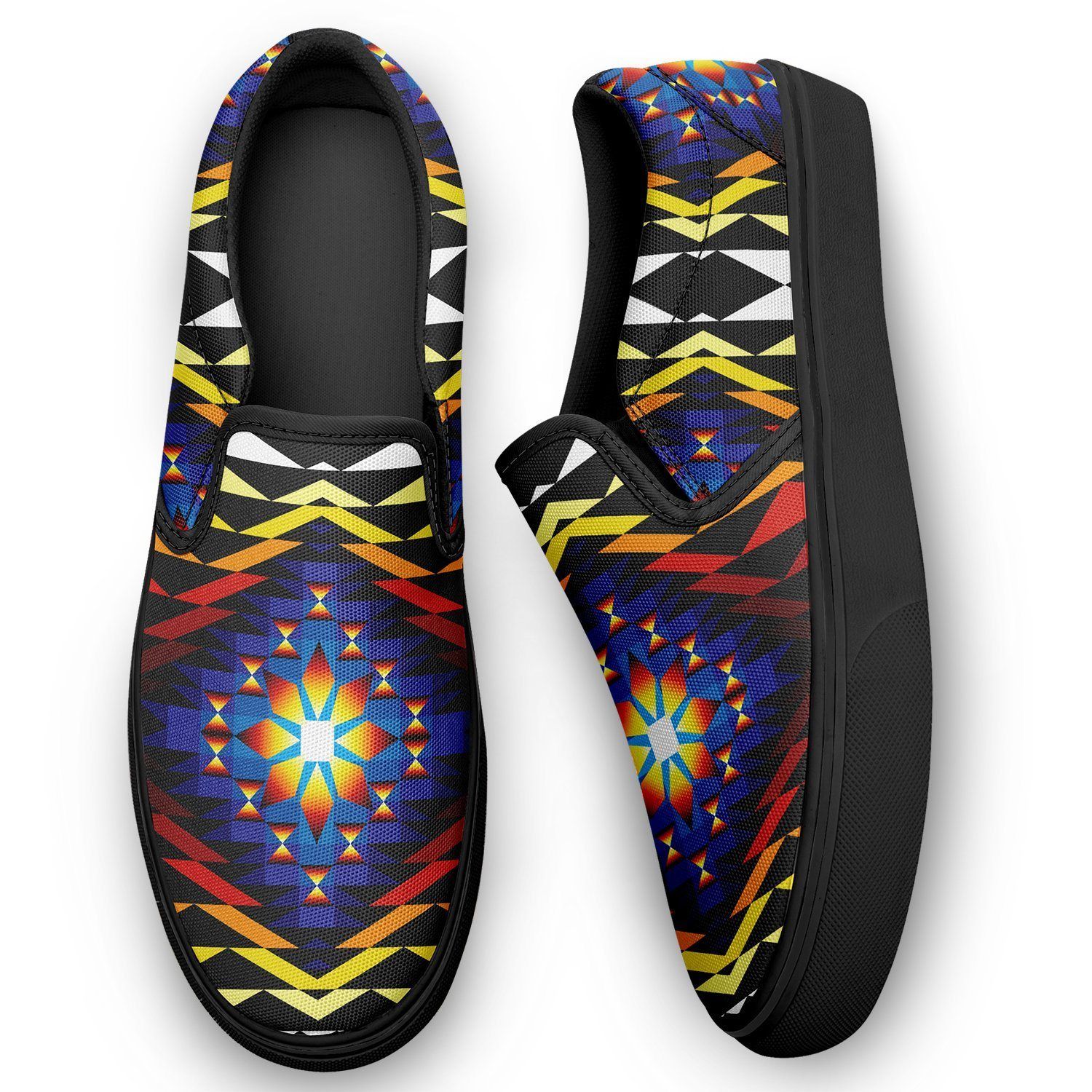 Sunset Blanket Otoyimm Kid's Canvas Slip On Shoes 49 Dzine