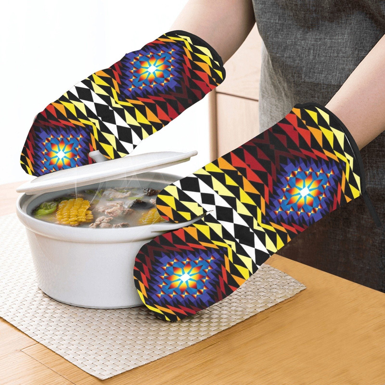 Sunset Blanket Oven Mitt & Pot Holder Oven Mitt & Pot Holder e-joyer