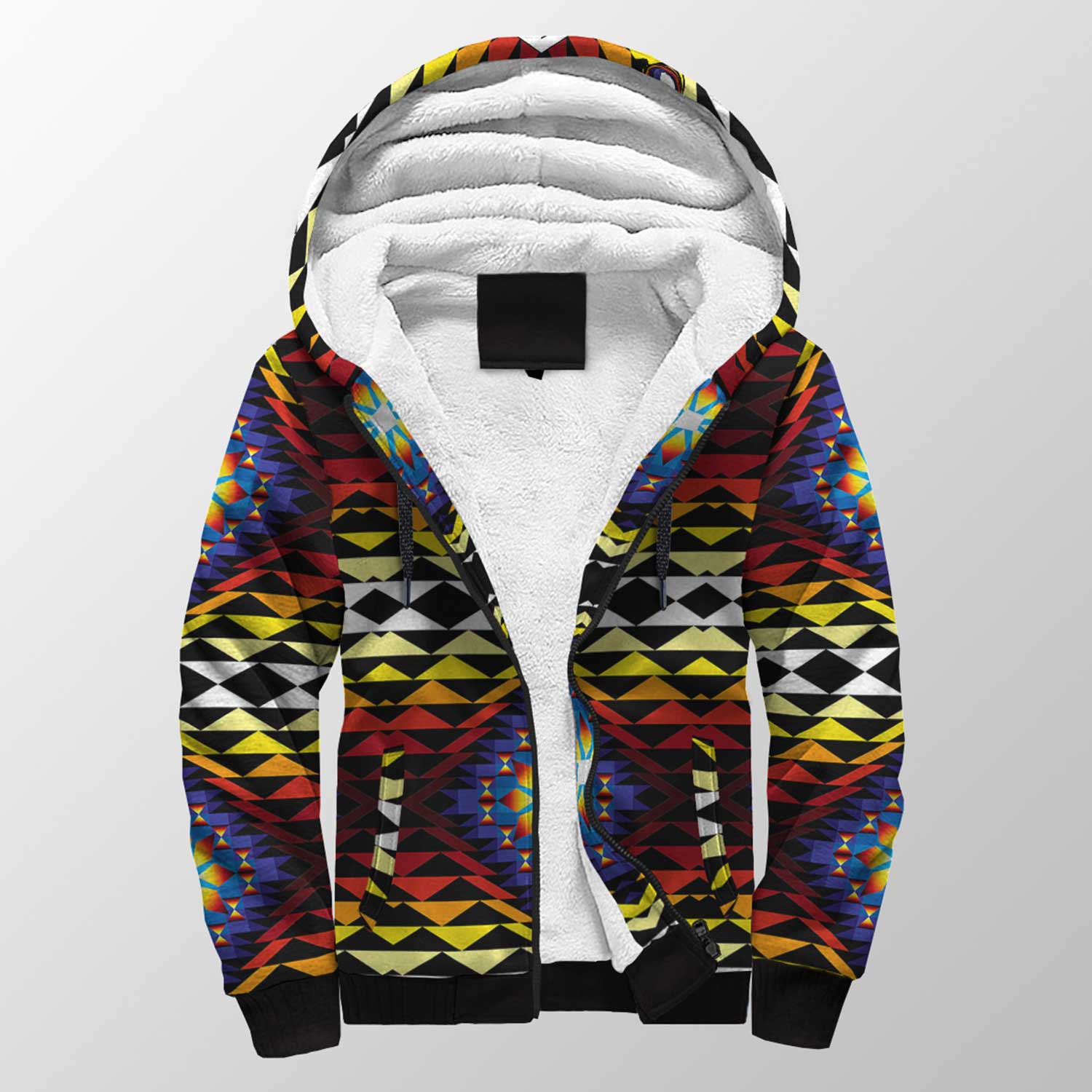 Sunset Blanket Sherpa Hoodie 49 Dzine