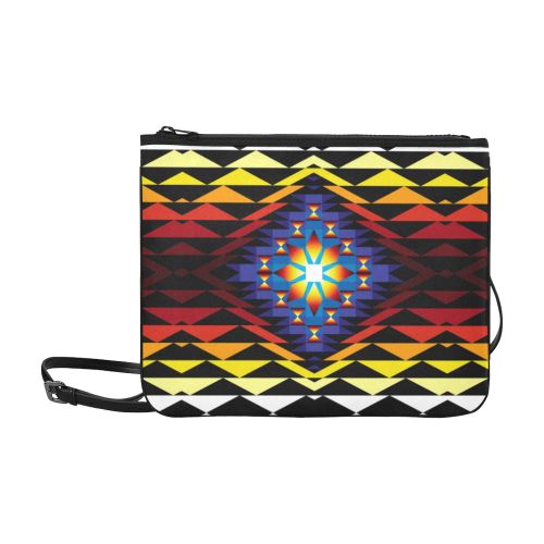 Sunset Blanket Slim Clutch Bag (Model 1668) Slim Clutch Bags (1668) e-joyer 