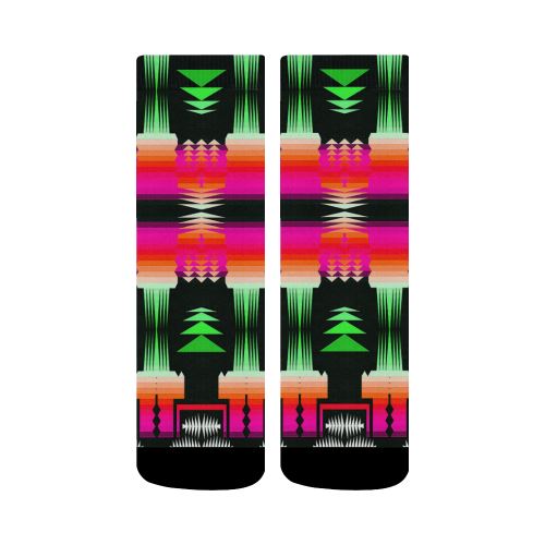 Sunset Lake Sage Crew Socks Crew Socks e-joyer