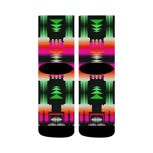 Sunset Lake Sage Crew Socks Crew Socks e-joyer