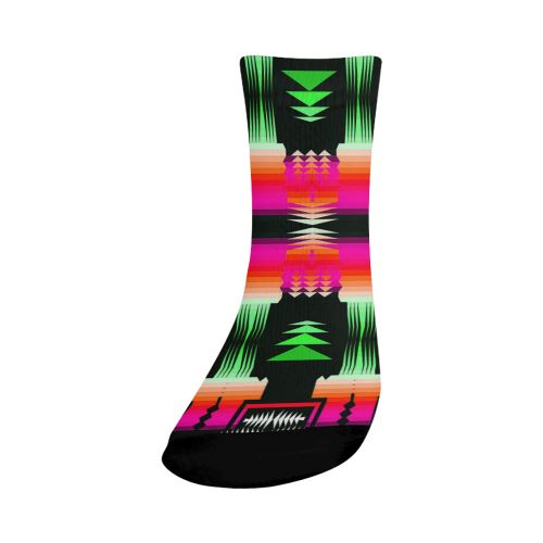 Sunset Lake Sage Crew Socks Crew Socks e-joyer