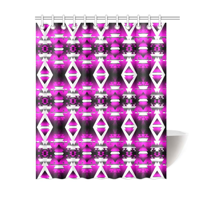 Sunset Winter Camp Shower Curtain 60"x72" Shower Curtain 60"x72" e-joyer
