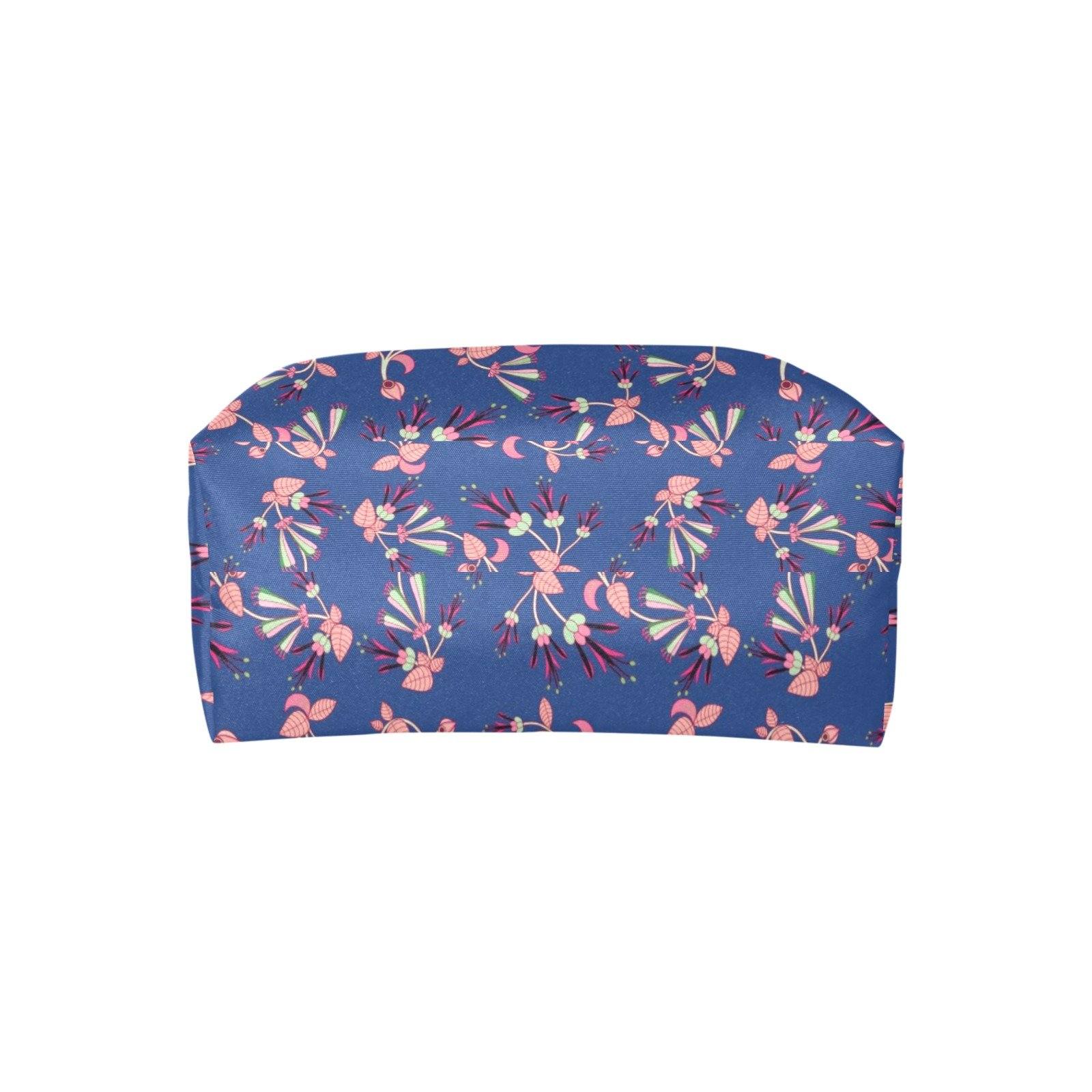 Swift Floral Peach Blue Single-Shoulder Lady Handbag (Model 1714) bag e-joyer