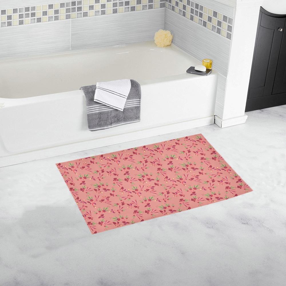 Swift Floral Peach Rouge Remix Bath Rug 16''x 28'' Bath Rug 16''x 28'' e-joyer 