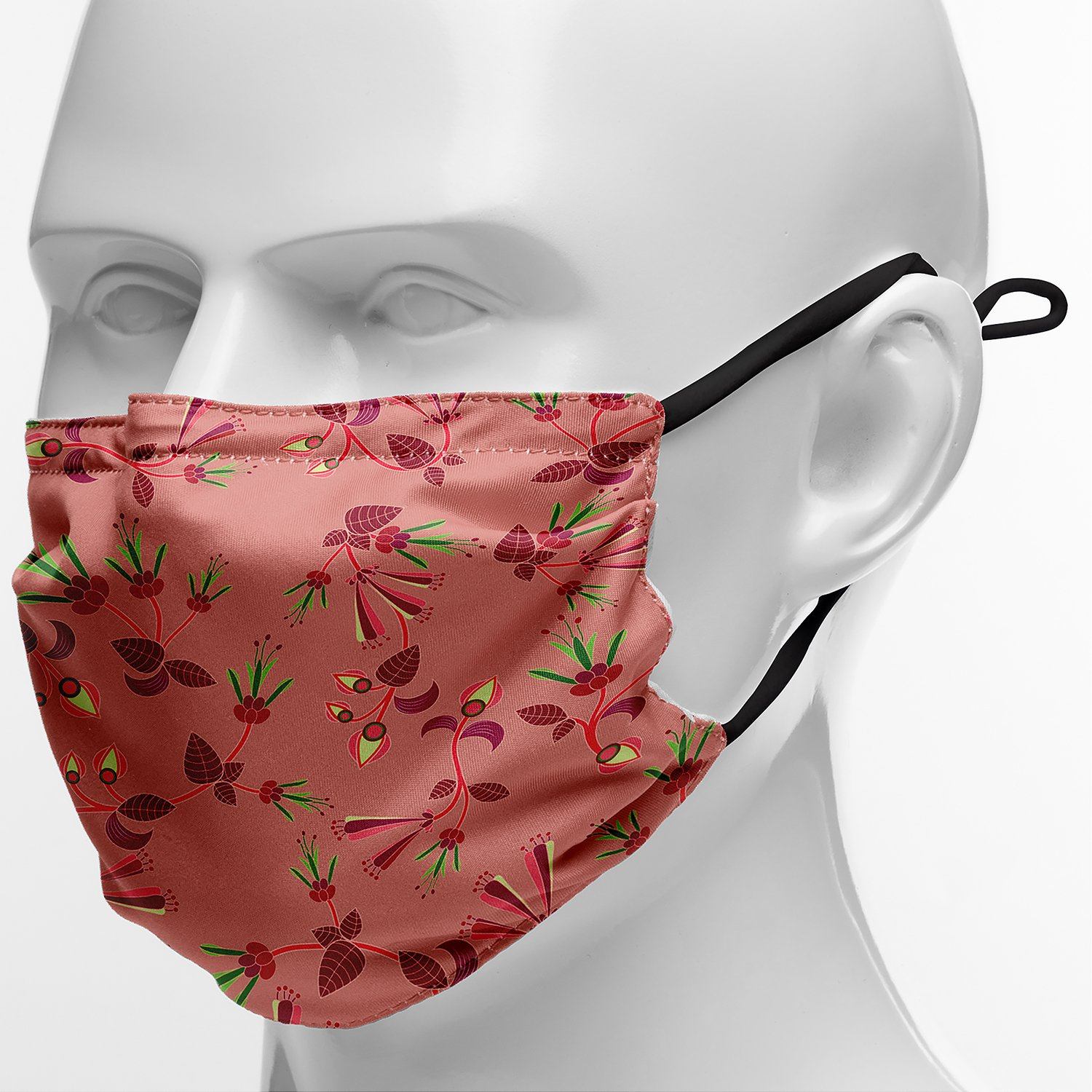 Swift Floral Peach Rouge Remix Face Cover Herman