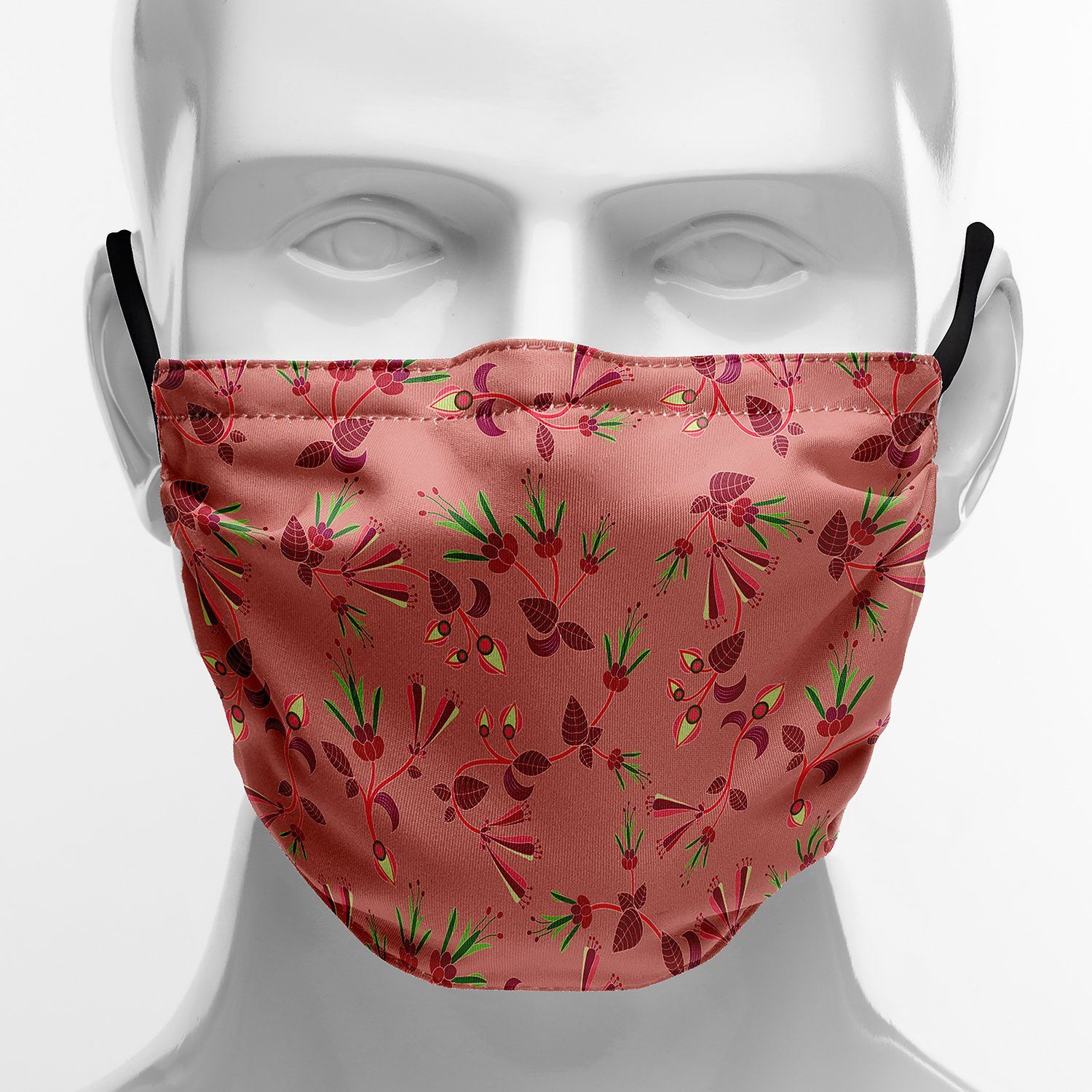 Swift Floral Peach Rouge Remix Face Cover Herman