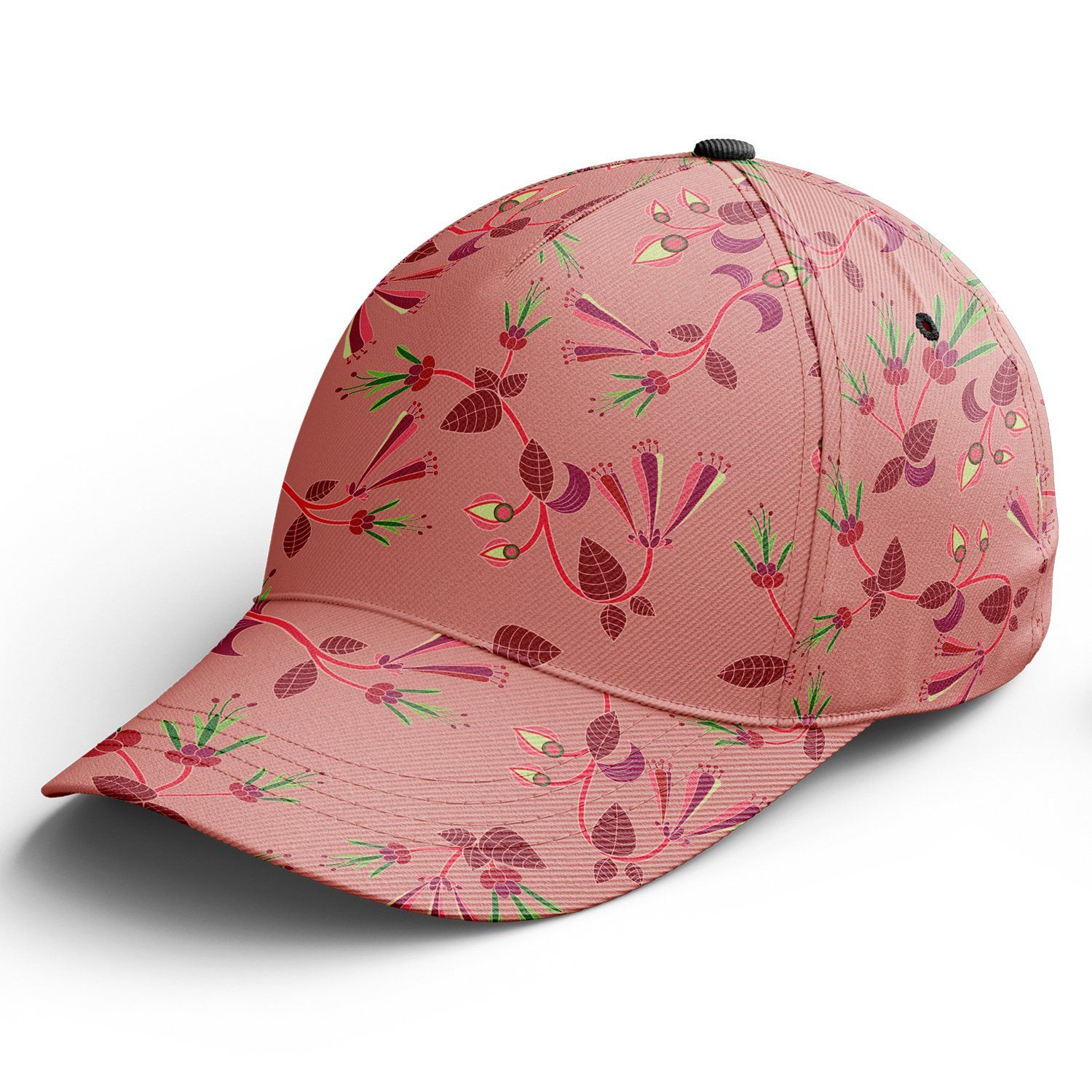 Swift Floral Peach Rouge Remix Snapback Hat hat Herman