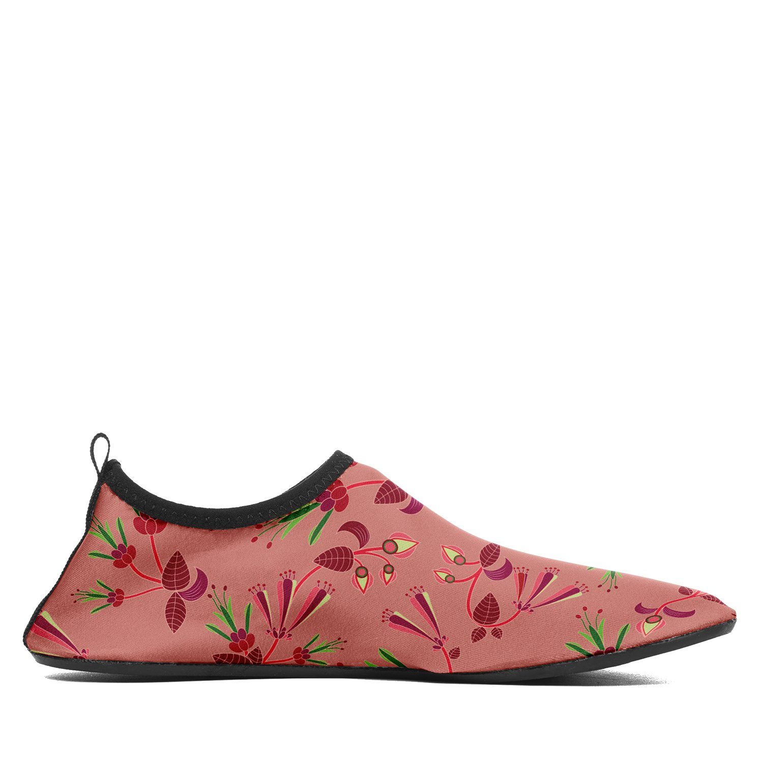 Swift Floral Peach Rouge Remix Sockamoccs Slip On Shoes Herman
