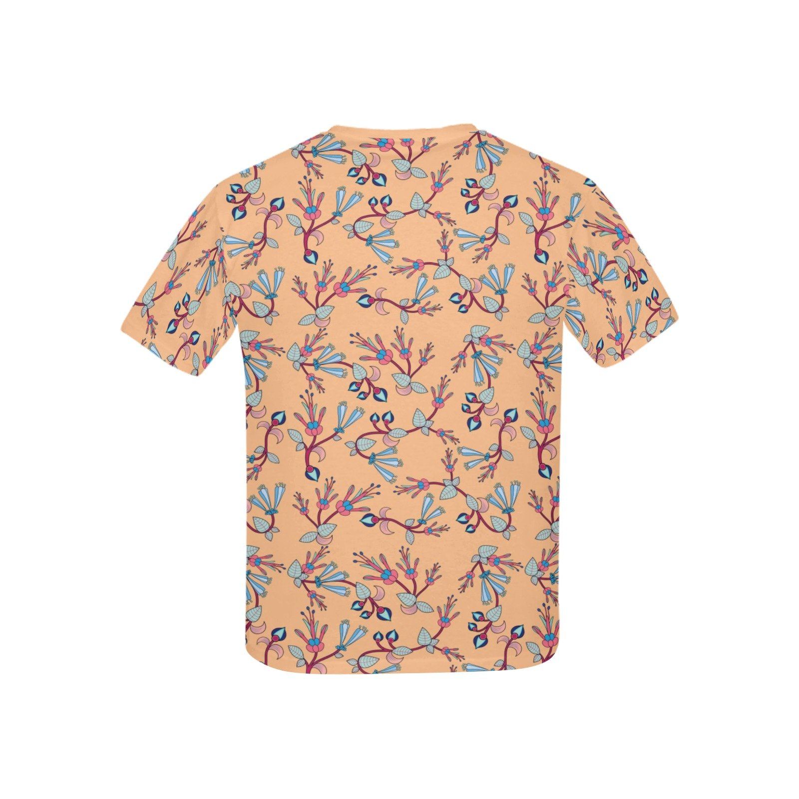 Swift Floral Peache Kids' All Over Print T-shirt (USA Size) (Model T40) All Over Print T-shirt for Kid (T40) e-joyer 