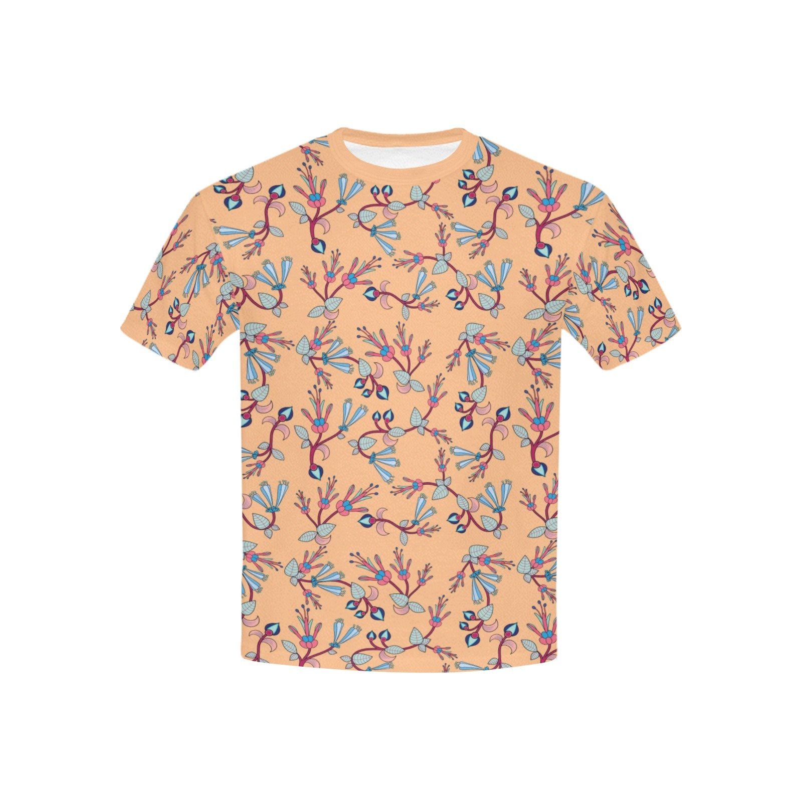 Swift Floral Peache Kids' All Over Print T-shirt (USA Size) (Model T40) All Over Print T-shirt for Kid (T40) e-joyer