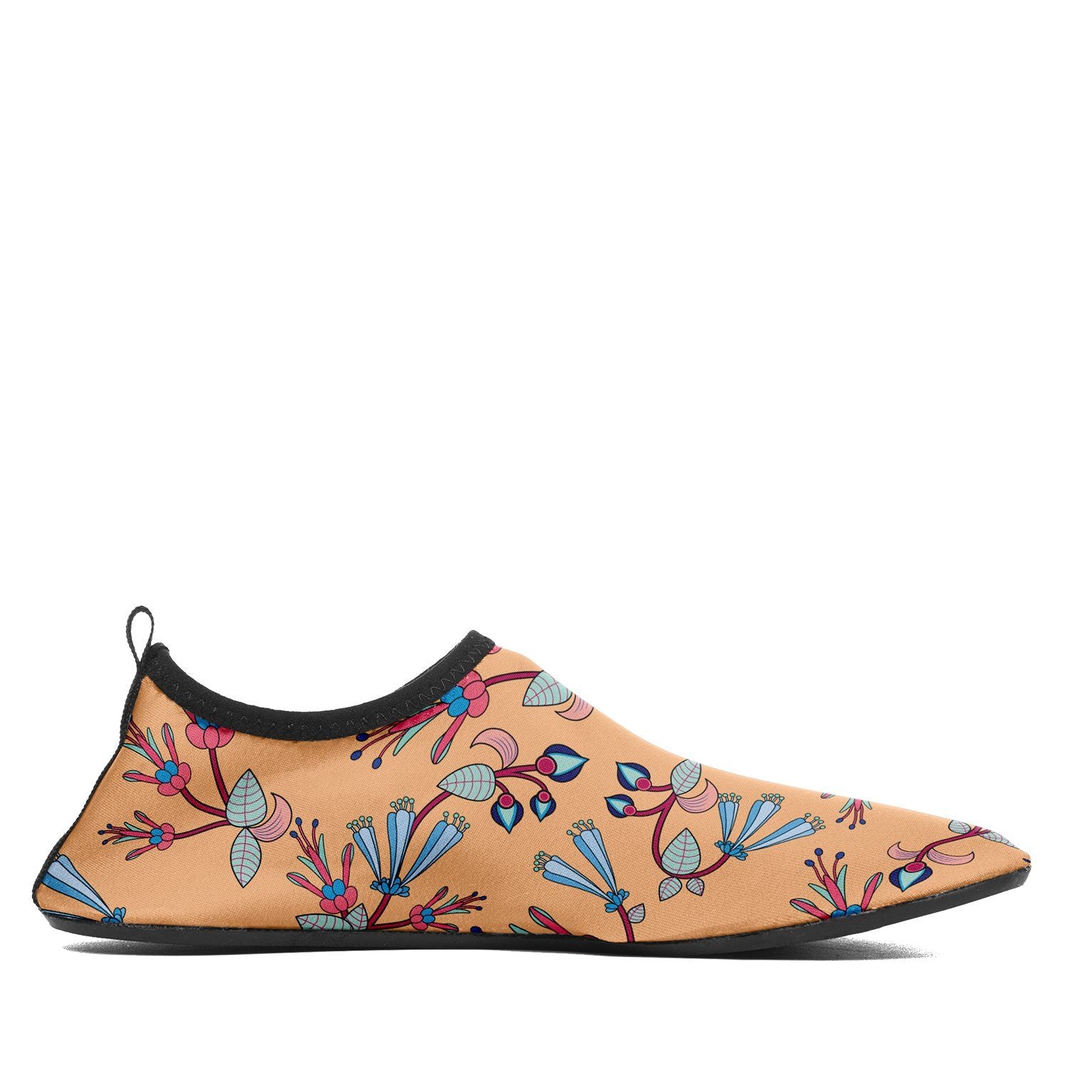 Swift Floral Peache Sockamoccs Slip On Shoes Herman