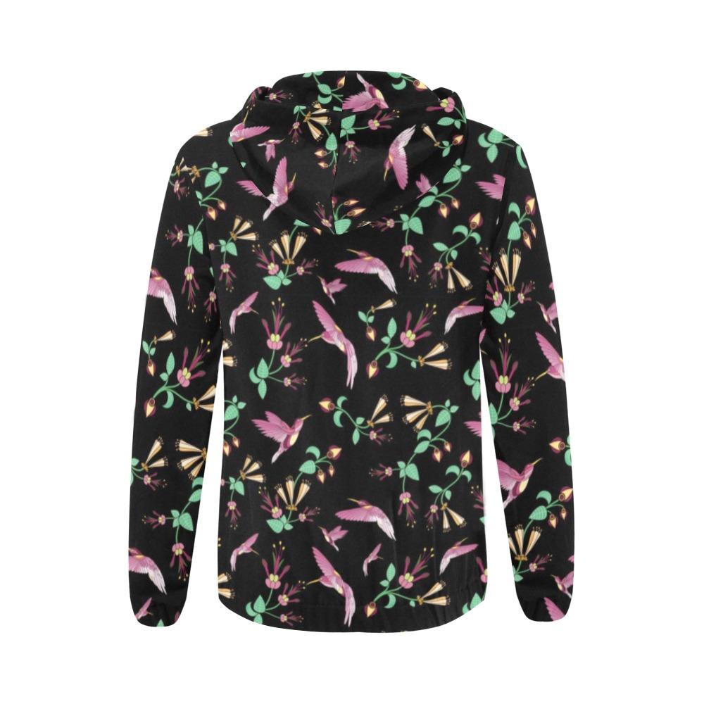 Swift Noir All Over Print Full Zip Hoodie for Women (Model H14) All Over Print Full Zip Hoodie for Women (H14) e-joyer