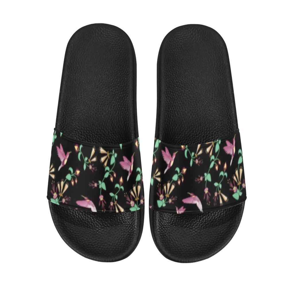 Swift Noir Women's Slide Sandals (Model 057) Women's Slide Sandals (057) e-joyer