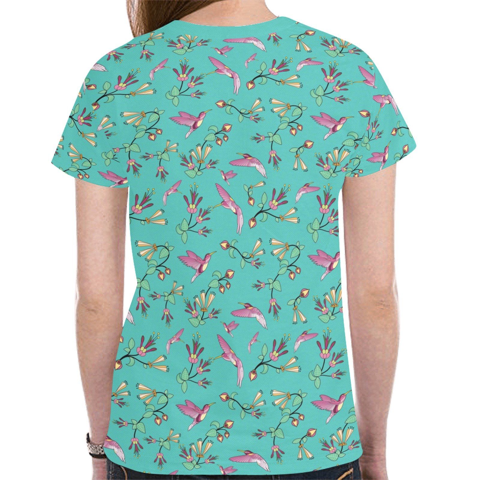 Swift Pastel New All Over Print T-shirt for Women (Model T45) tshirt e-joyer 