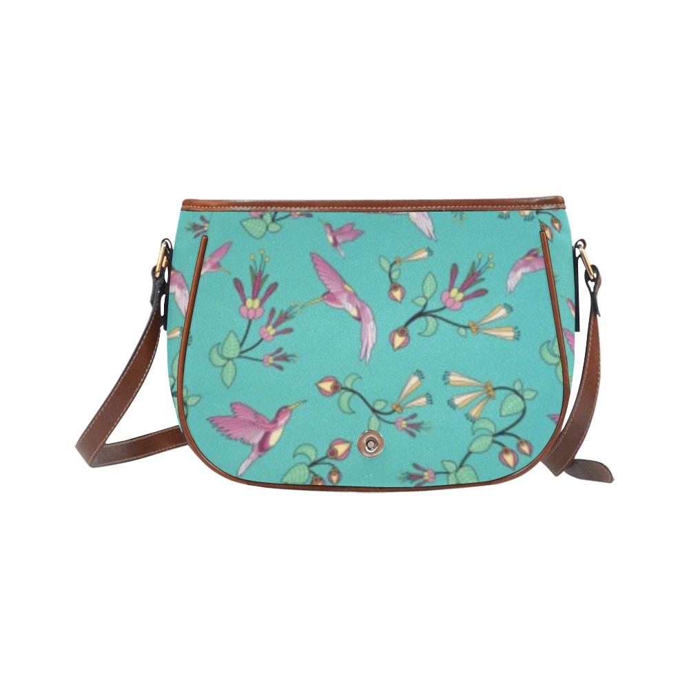 Swift Pastel Saddle Bag/Small (Model 1649) Full Customization Saddle Bag/Small (Full Customization) e-joyer 