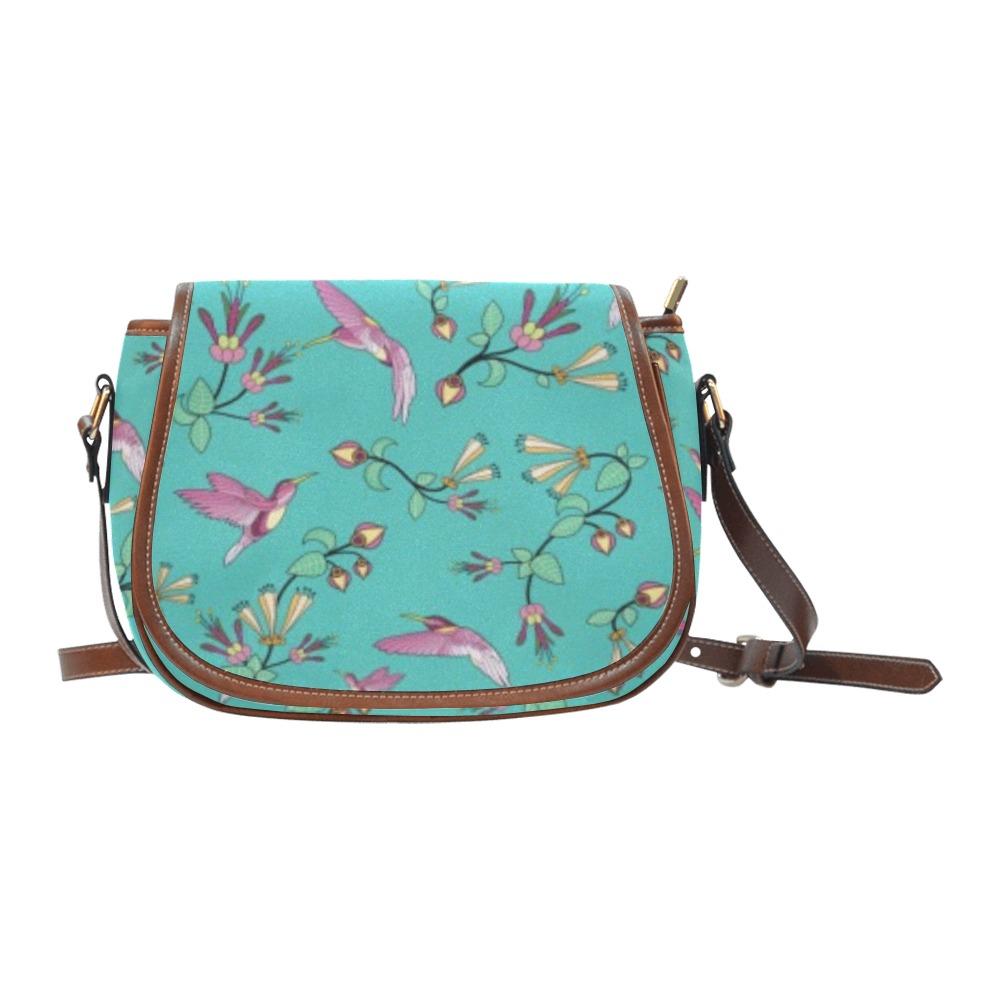 Swift Pastel Saddle Bag/Small (Model 1649) Full Customization Saddle Bag/Small (Full Customization) e-joyer 