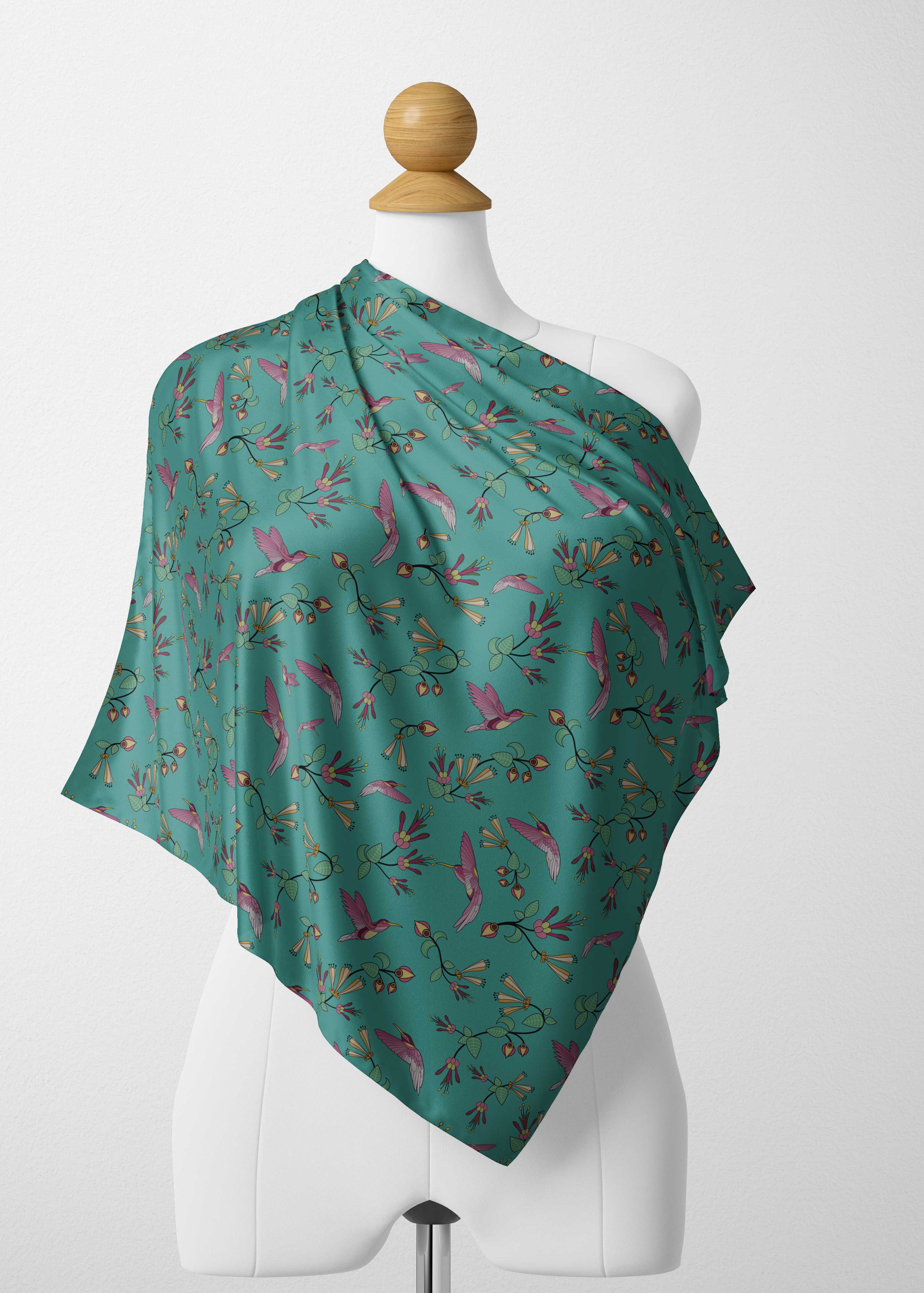Swift Pastel Satin Shawl Scarf 49 Dzine