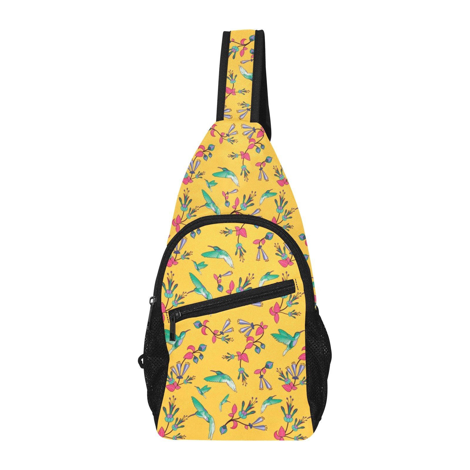 Swift Pastel Yellow All Over Print Chest Bag (Model 1719) All Over Print Chest Bag (1719) e-joyer 