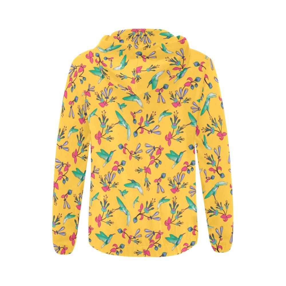 Swift Pastel Yellow All Over Print Full Zip Hoodie for Women (Model H14) All Over Print Full Zip Hoodie for Women (H14) e-joyer