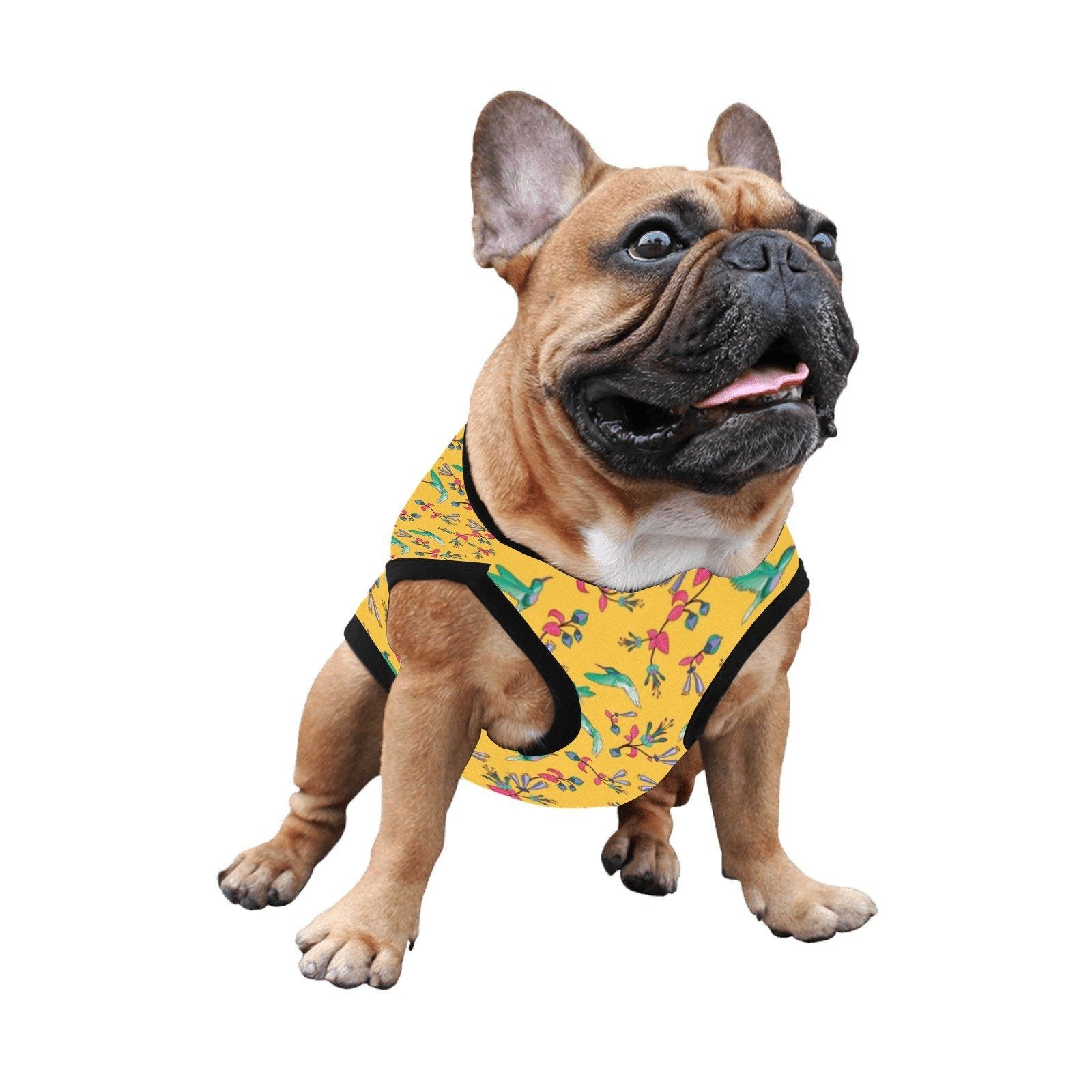 Swift Pastel Yellow All Over Print Pet Tank Top Pet Tank Top e-joyer