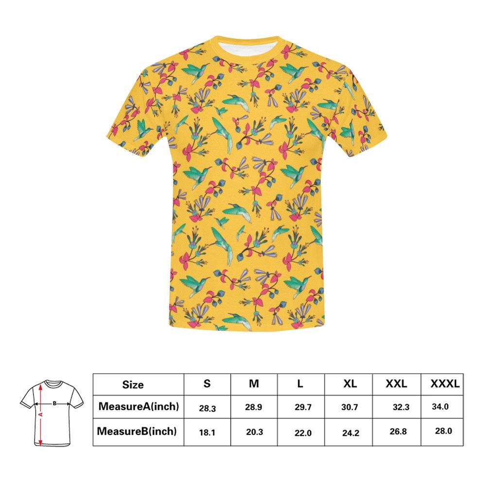 Swift Pastel Yellow All Over Print T-Shirt for Men (USA Size) (Model T40) All Over Print T-Shirt for Men (T40) e-joyer
