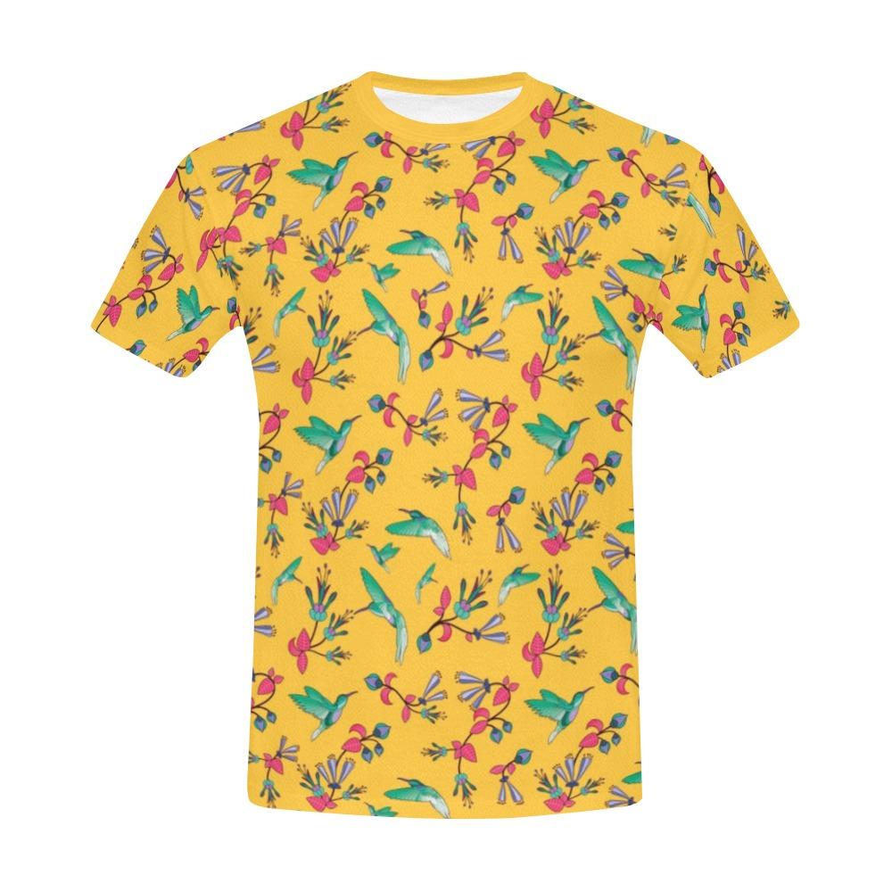 Swift Pastel Yellow All Over Print T-Shirt for Men (USA Size) (Model T40) All Over Print T-Shirt for Men (T40) e-joyer