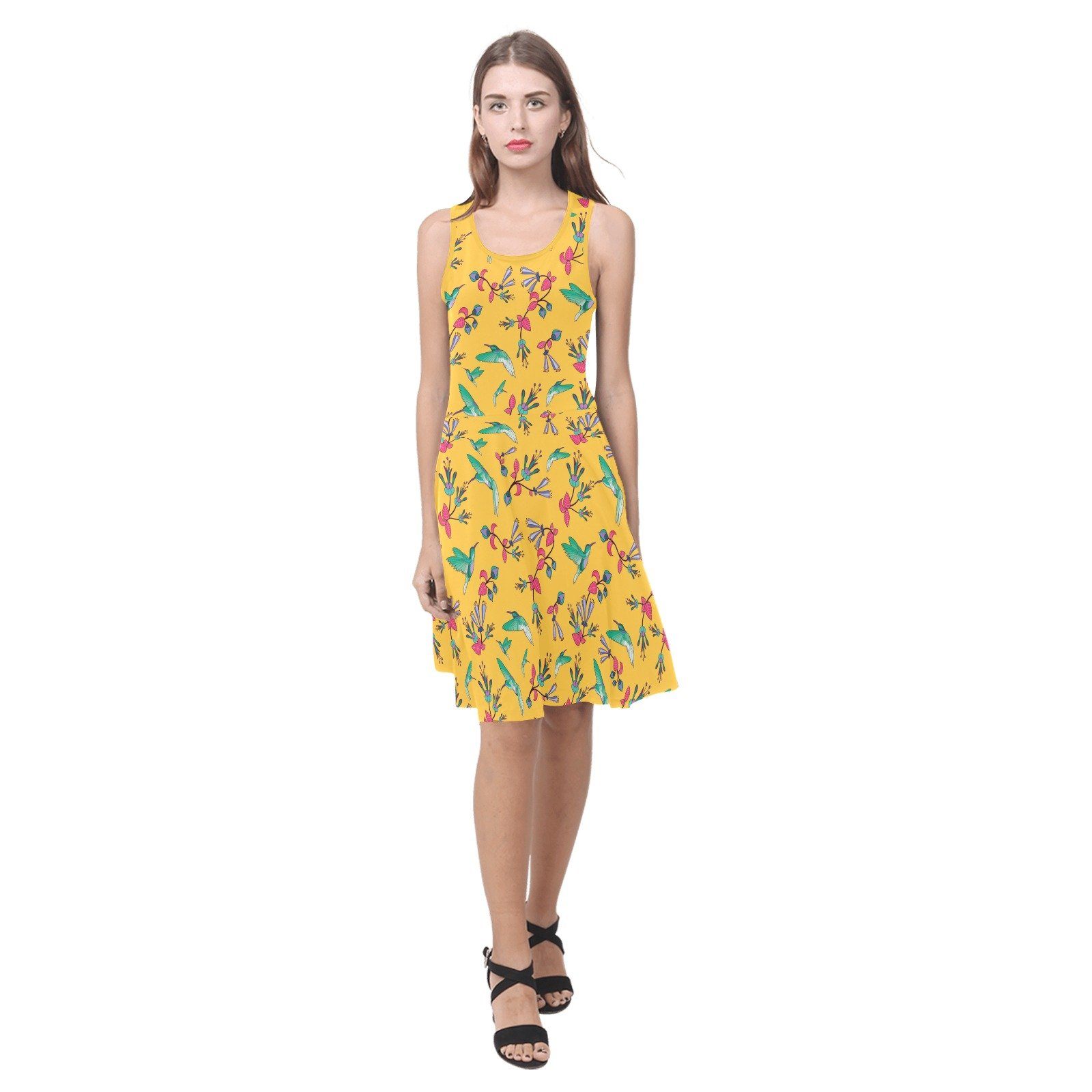 Swift Pastel Yellow Atalanta Sundress (Model D04) Atalanta Sundress (D04) e-joyer 