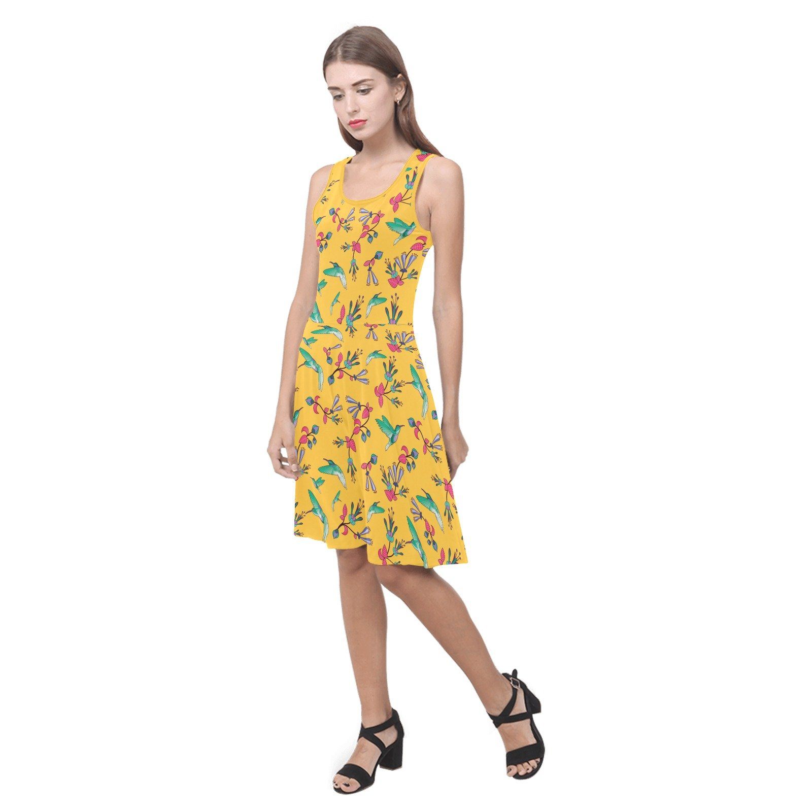 Swift Pastel Yellow Atalanta Sundress (Model D04) Atalanta Sundress (D04) e-joyer