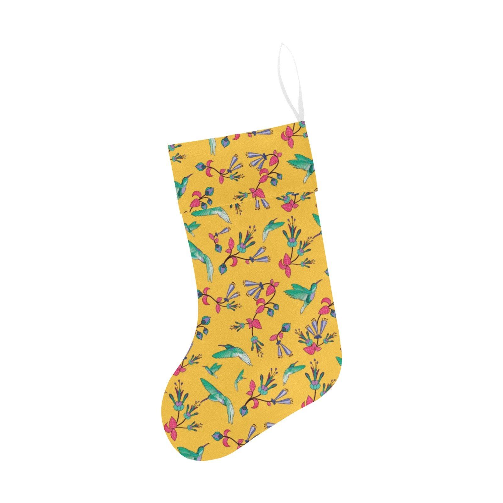 Swift Pastel Yellow Christmas Stocking holiday stocking e-joyer