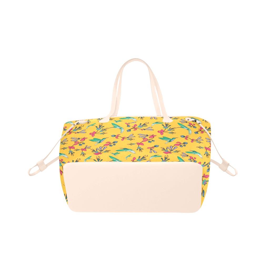 Swift Pastel Yellow Clover Canvas Tote Bag (Model 1661) Clover Canvas Tote Bag (1661) e-joyer
