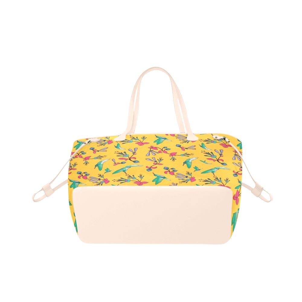 Swift Pastel Yellow Clover Canvas Tote Bag (Model 1661) Clover Canvas Tote Bag (1661) e-joyer