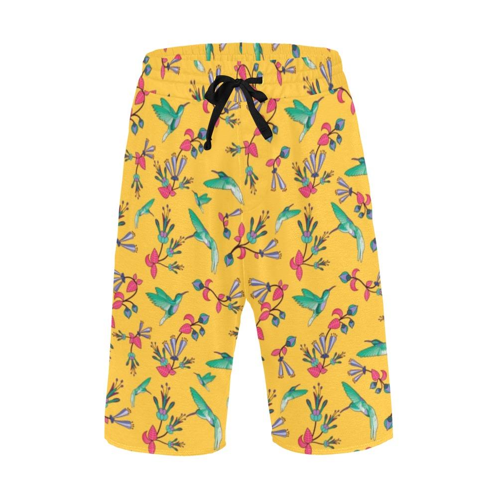 Swift Pastel Yellow Men's All Over Print Casual Shorts (Model L23) short e-joyer