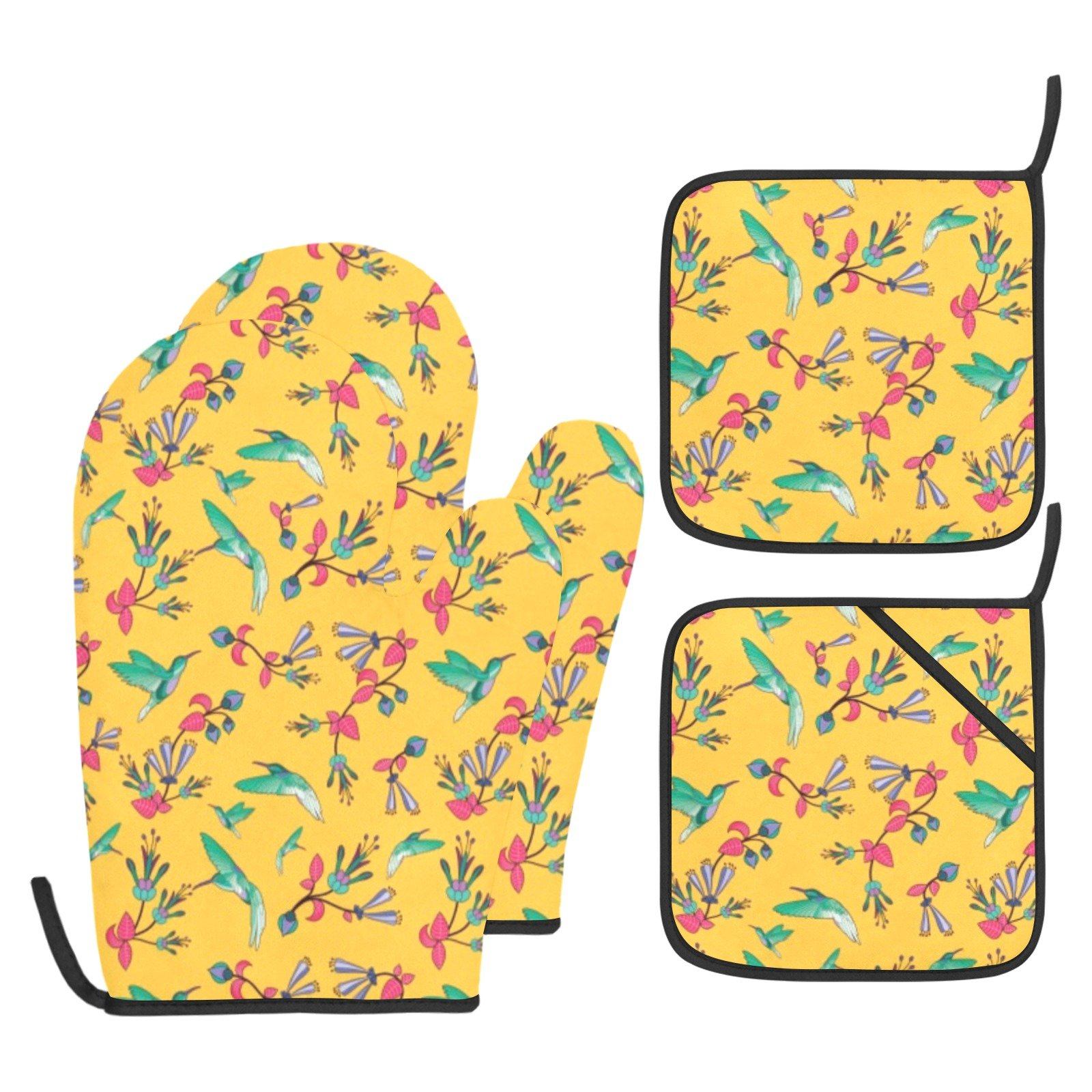 Swift Pastel Yellow Oven Mitt & Pot Holder Oven Mitt & Pot Holder e-joyer