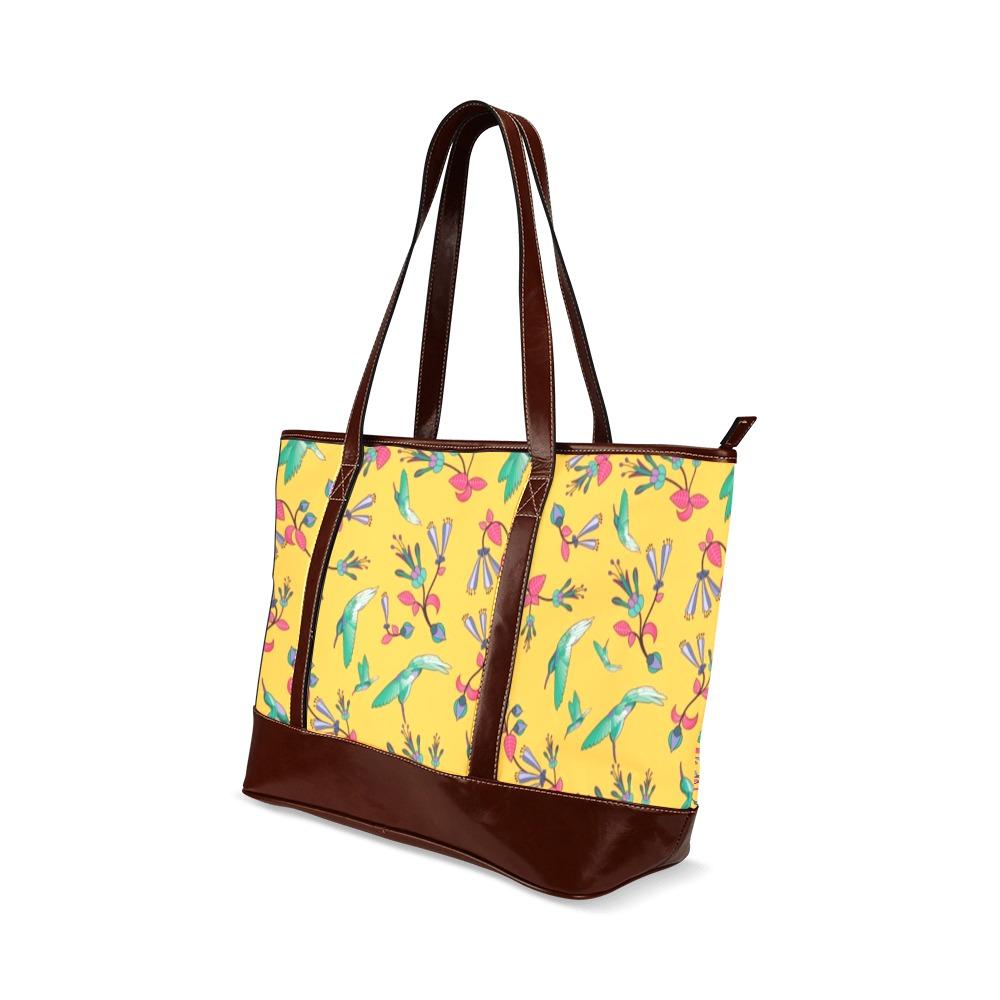 Swift Pastel Yellow Tote Handbag (Model 1642) Tote Handbags (1642) e-joyer