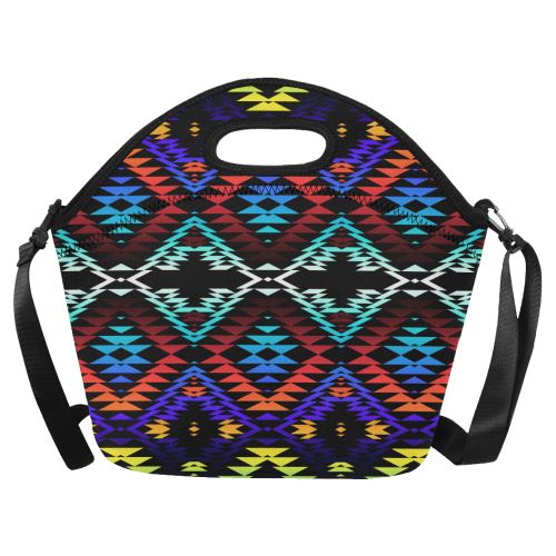 Taos Morning and Midnight Neoprene Lunch Bag/Large (Model 1669) Neoprene Lunch Bag/Large (1669) e-joyer