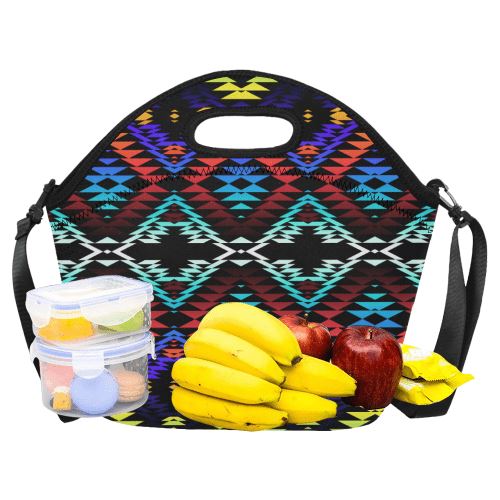 Taos Morning and Midnight Neoprene Lunch Bag/Large (Model 1669) Neoprene Lunch Bag/Large (1669) e-joyer